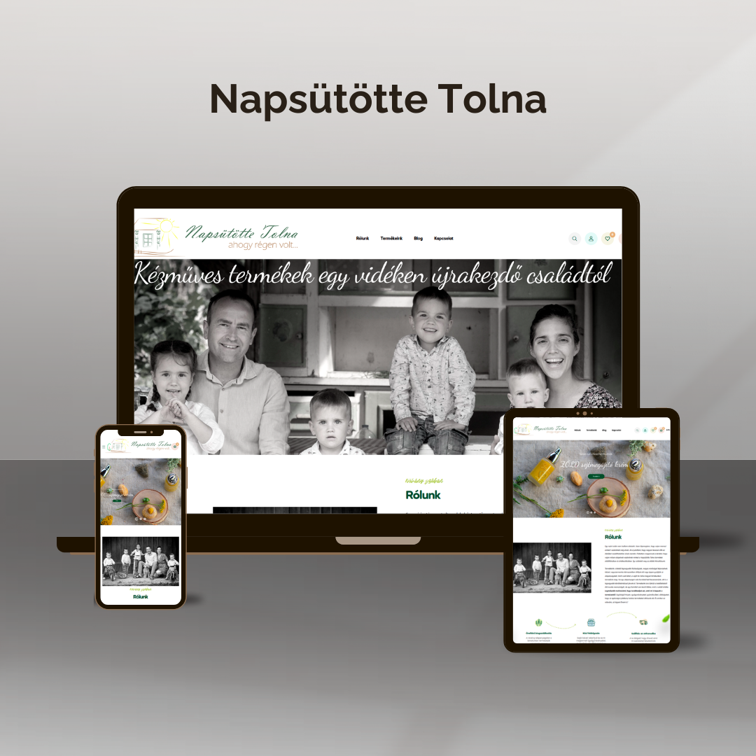 Napsütötte Tolna webshop