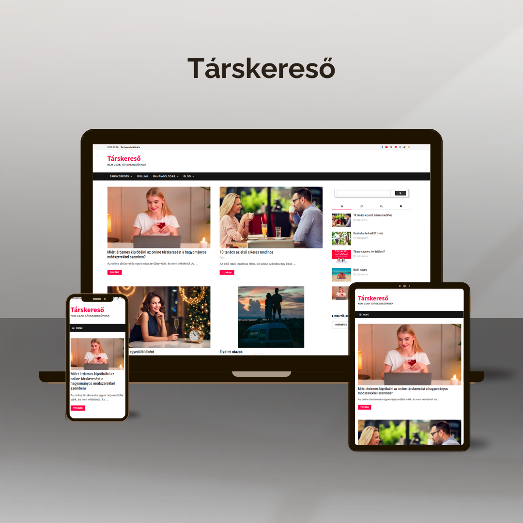 Társkereső weboldal